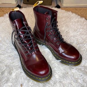 Women’s Plum Color Dr Martens **Worn x2**